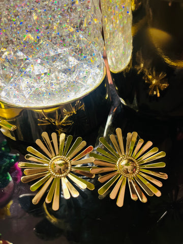 3-D Flowers(Gold)