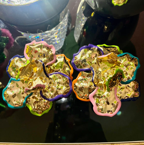 Jumbo Flowers Earrings