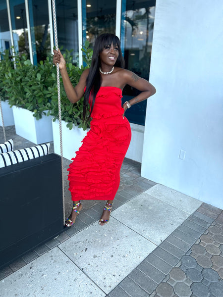 Red Maxi Dress