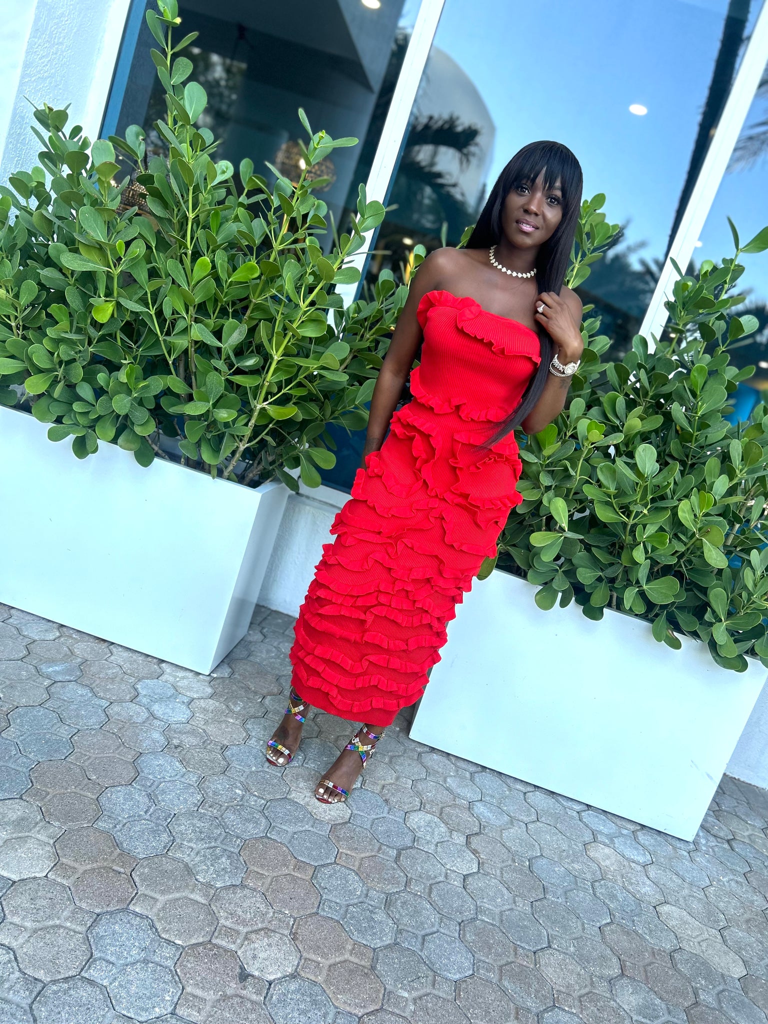 Red Maxi Dress