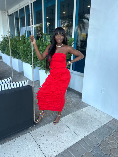 Red Maxi Dress